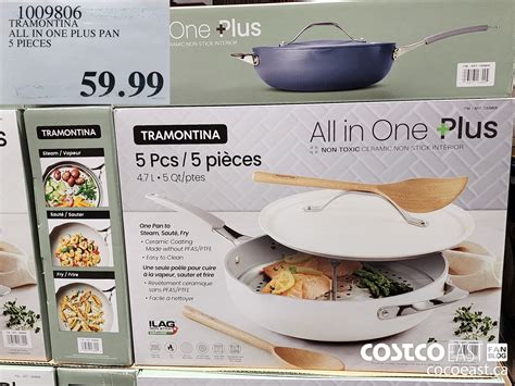 1009806 TRAMONTINA ALL IN ONE PLUS PAN 5 PIECES 59 99 Costco East Fan