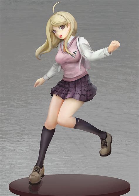 Safebooru 1girl D Ahoge Akamatsu Kaede Bangs Black Legwear Blonde