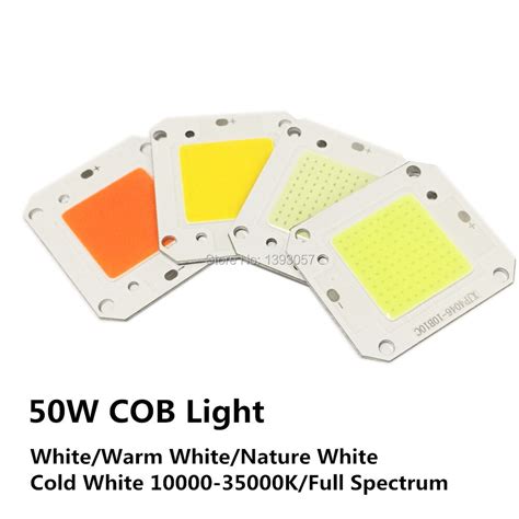 AMPOULE LED 50W 32V Cold White 20000K LED COB 12V 32V 50W Pilote IC