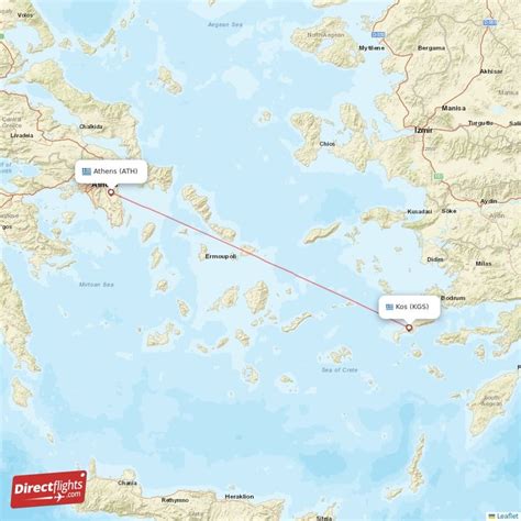 Direct Flights From Athens To Kos ATH To KGS Non Stop Directflights