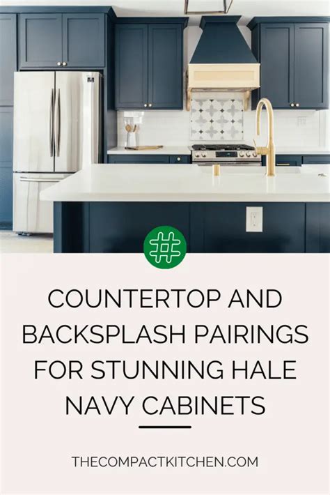 Navy Charm Countertop And Backsplash Pairings For Stunning Hale Navy