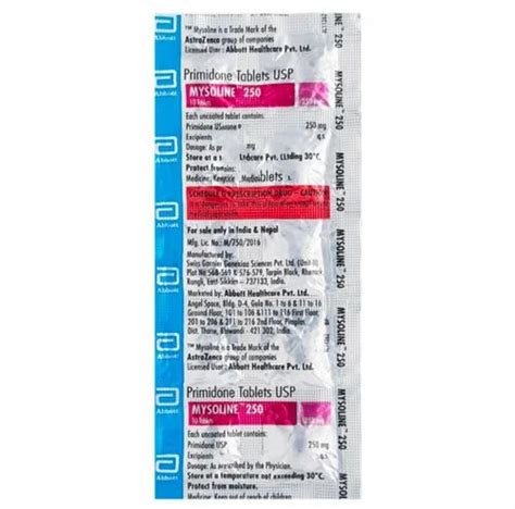 Primidone Tablets Mysoline 250mg At Rs 88 Strip Primidone Tablets In Nagpur Id 2851678608812