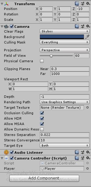 How To Make Camera Follow The Player In Unity 3d Maxester Technologies Technical Blog