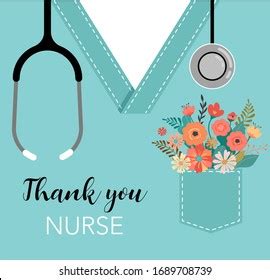 Thank You Doctor Nurse Covid19 Pandemic Stock Vector (Royalty Free ...