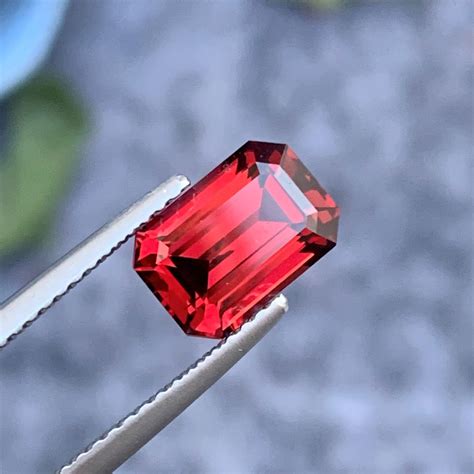 245 Carat Gorgeous Emerald Cut Red Tanzanian Rhodolite Garnet Emerald