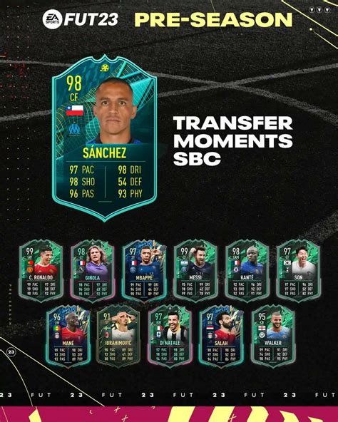 FIFAUTeam on Twitter New Player Moments SBC 98 Alexis Sánchez