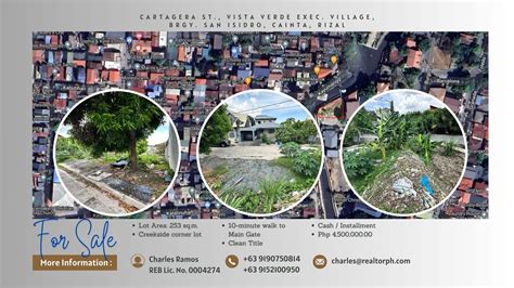 Cartagera Street Vista Verde Executive Village Cainta Rizal Realtorph