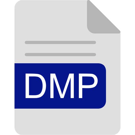 Dmp File Format Generic Flat Icon