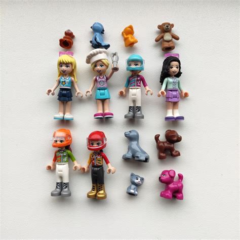 Set of 14 Lego Friends Minifigures Pets Authentic Lego - Etsy