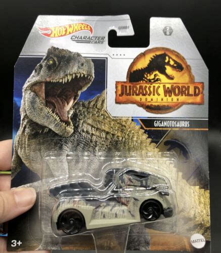 Mattel Hot Wheels Jurassic World Dominion Character Cars GIGANOTOSAURUS Contemporary