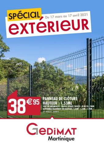 Nouveau Catalogue Gedimat Martinique Sp Cial Ext Rieur Du Mars Au