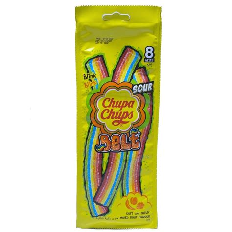 Alosraonline Chupa Chups Sour Belt Mixed Fruit Flavour 57g