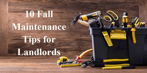 Fall Maintenance Tips For Landlords Black Cherry