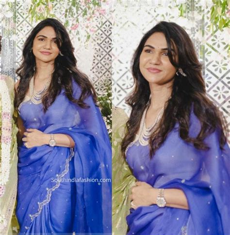 Sneha Saree Sneha Reddy Dj Images Hd Blue And Yellow Dress Varun