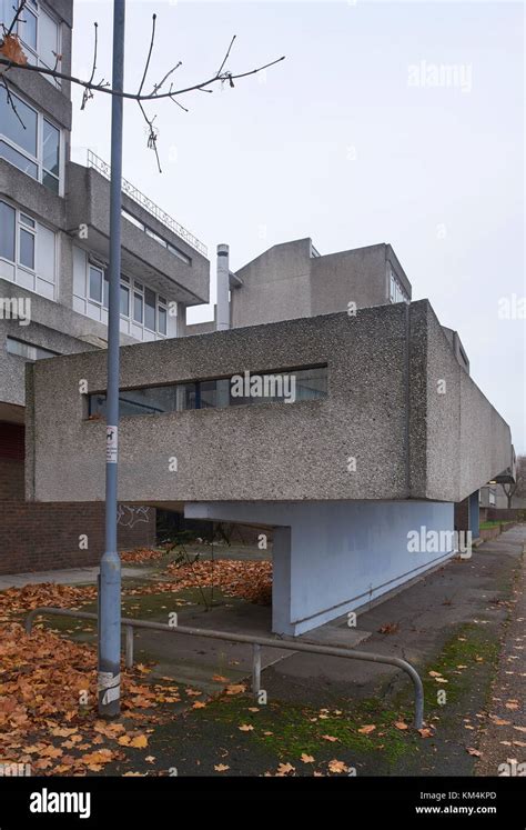 Derelict flats in Thamesmead designed by GLC Department of Architecture ...