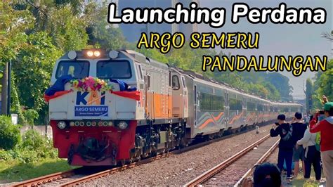 LAUNCHING PERDANA KERETA BARU GAPEKA 2023 KA ARGO SEMERU KA