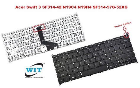 Laptop Keyboard Keypad For Acer Swift Sf N C N H Sf G