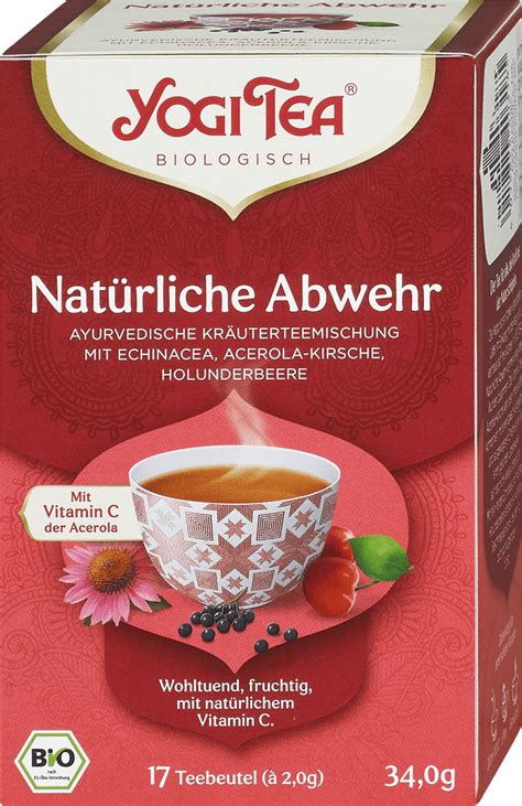 Yogi Tea Kr Utertee Bio Nat Rliche Abwehr Btl Dm Dauerpreis