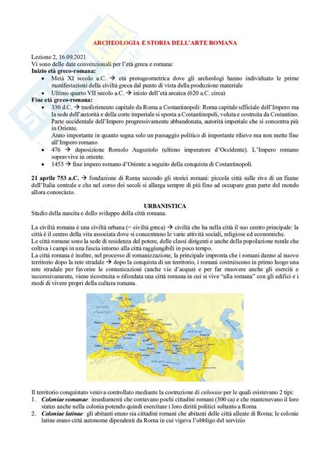 Riassunto Esame Archeologia E Storia Dell Arte Romana Prof Zamboni