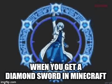 Enchanted Diamond Sword GIF