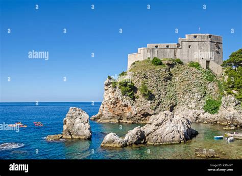 Fort Lovrijenac Or St Lawrence Fortress Often Called Dubrovnik S