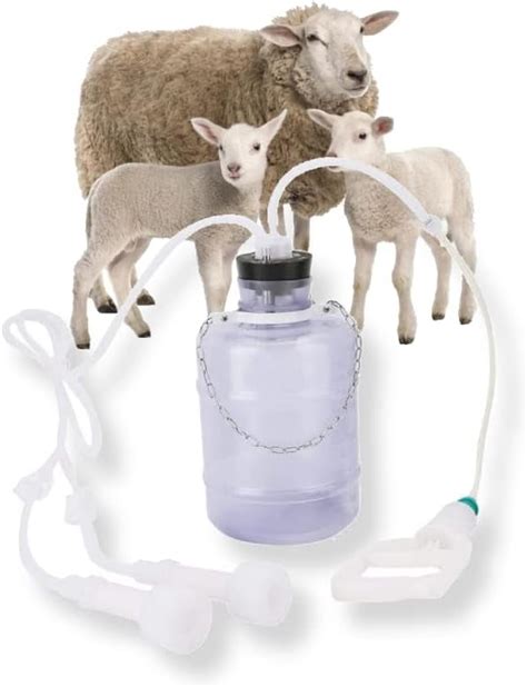 XJU Goat Cow Milking Machine 3L Portable Household Goat Milking