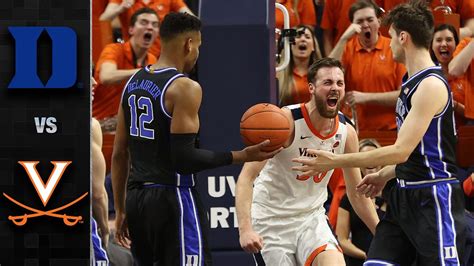 Duke Vs Virginia Mens Basketball Highlights 2019 20 Youtube