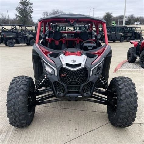 Can Am Maverick X Max X Rs Turbo Rr Fiery Red Hyper Silver