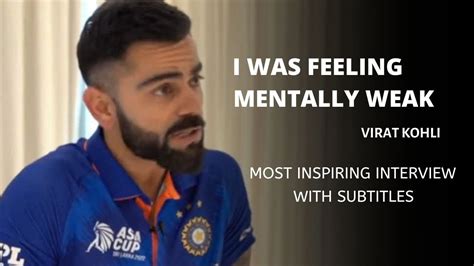 Virat kohli motivational interview|| His struggles with psychological ...