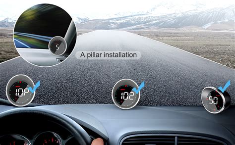 Aceshop Auto Car HUD Head Up Display KMH MPH Digital GPS Smart