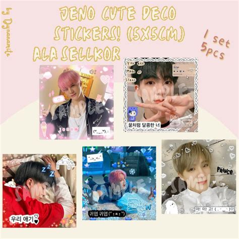 Jual NCT Dream Jeno 5x5 Photo Sticker Deco Fanmade Sticker Selca