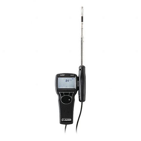 Tsi Alnor Anemometer Hot Wire And Thermistor Lcd 0 To 4 000 Fpm ±5 Accuracy 1ucy4 Avm410