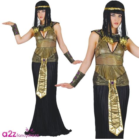 Adult Egyptian King Pharaoh Queen The Nile Ladies Cleopatra Fancy Dress