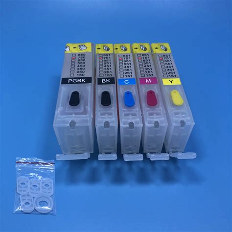 Pgi 750 Cli 751 Refillable Ink Cartridge For Canon Pixma Mg6370 Mg7170