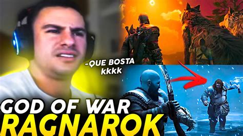 Super Xand O Reagindo Ao Novo Trailer De God Of War Ragnarok Realtime