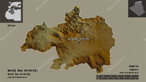 Forma De Bordj Bou Arreridj Provincia De Argelia Y Su Capital Escala