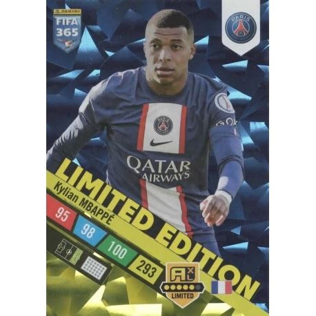 Cromos De Futbol Kylian Mbapp Limited Edition Upgrade Adrenalyn Xl