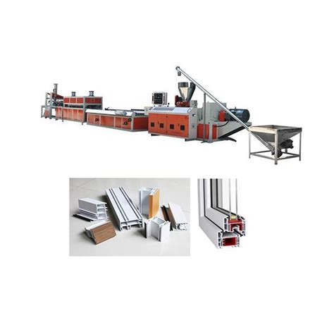 Pvc Wpc Profile Window Frame Making Machine Extruder Pvc Profile