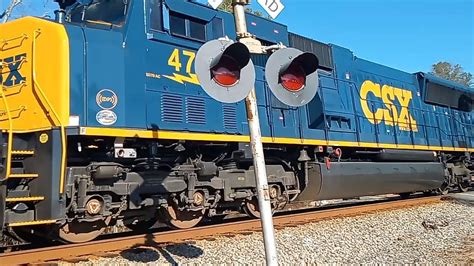 Beautiful Repainted CSX SD70 AC. - YouTube