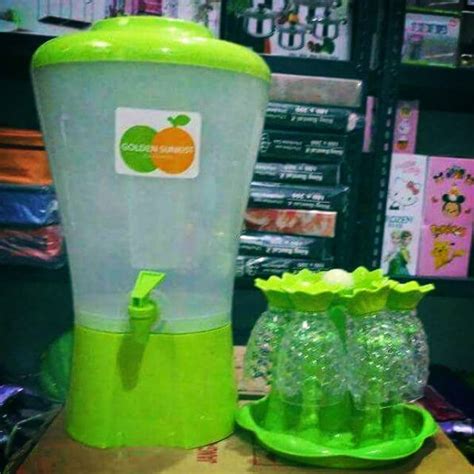 Jual Dispenser Dan Gelas Nanas Golden Sunkist Shopee Indonesia