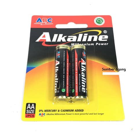 Jual Baterai Alkaline Aa A Batu Abc Satu Set Isi Pcs Shopee Indonesia