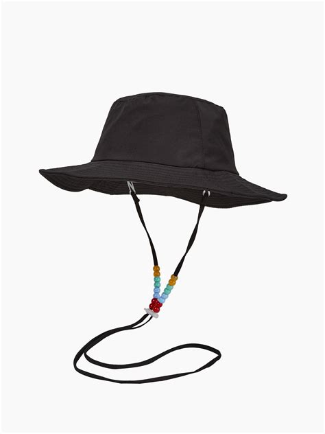 Beaded Decor Bucket Hat Cider