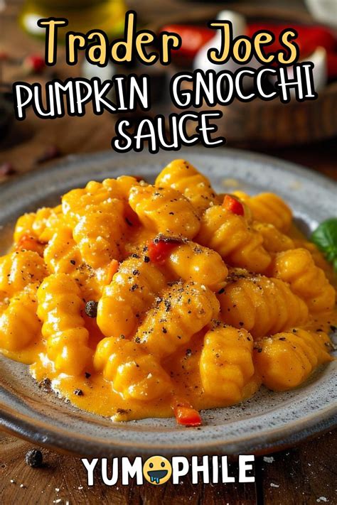 Trader Joe's Pumpkin Gnocchi Sauce