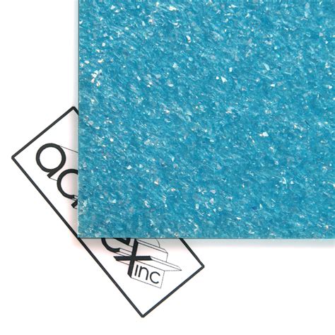 Acriglas® Sparkling Blue Pearl Glitter Acrylic Sheet Acrilex