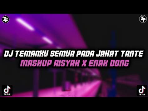 DJ TEMANKU SEMUA PADA JAHAT TANTE V2 MASHUP AISYAH X ENAK DONG FERI