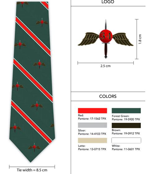 Custom Logo Necktie Example Option Handwoven With Stripes And Logo For