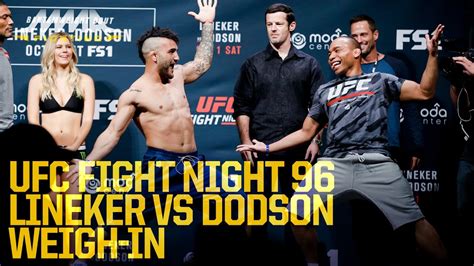 Ufc Fight Night 96 Weigh In Highlights Youtube