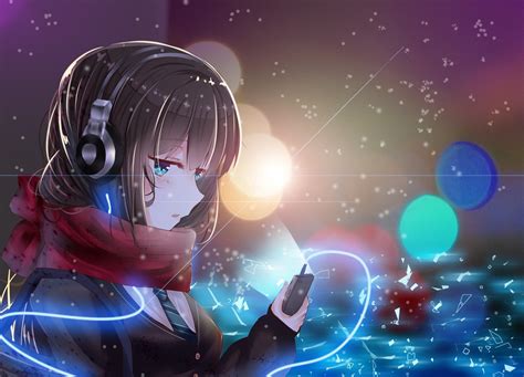 Anime Girl Headphones Wallpapers - Top Free Anime Girl Headphones ...