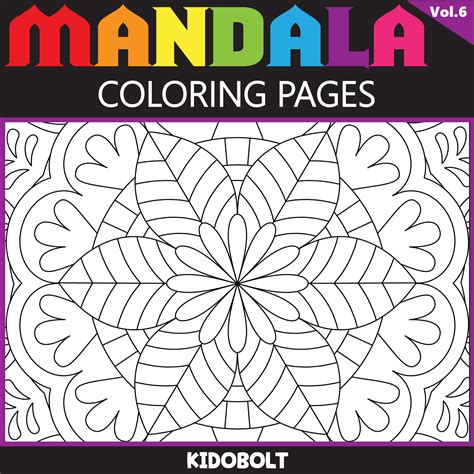 Mandala Coloring Pages Vol 06 Made By Teachers