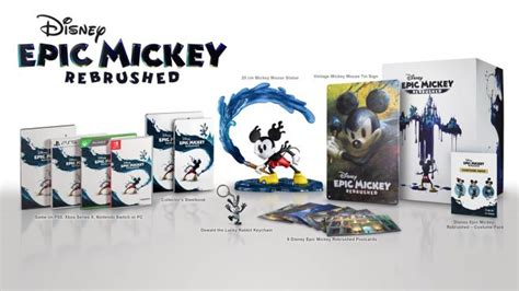 Epic Mickey Rebrushed Collector S Edition Pre Order Bonus